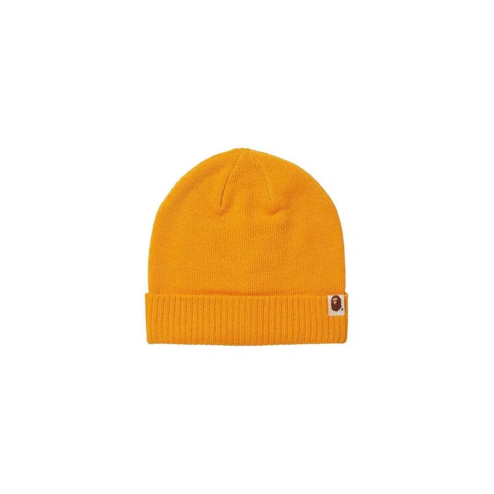 Шапка BAPE 2Way Knit Cap 'Yellow' 1