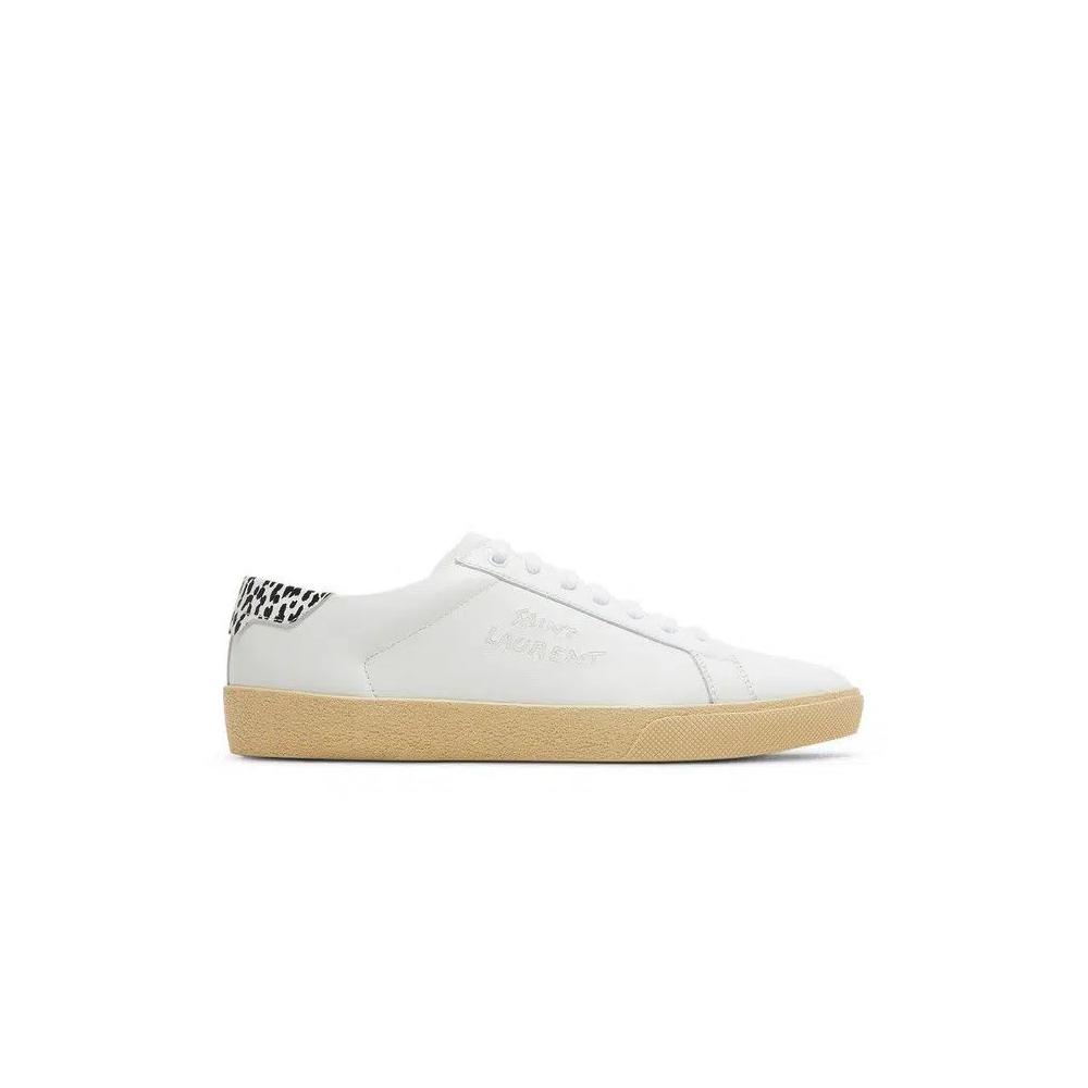 Кроссовки Saint Laurent SL-06 Court Leather 'Leopard' 1
