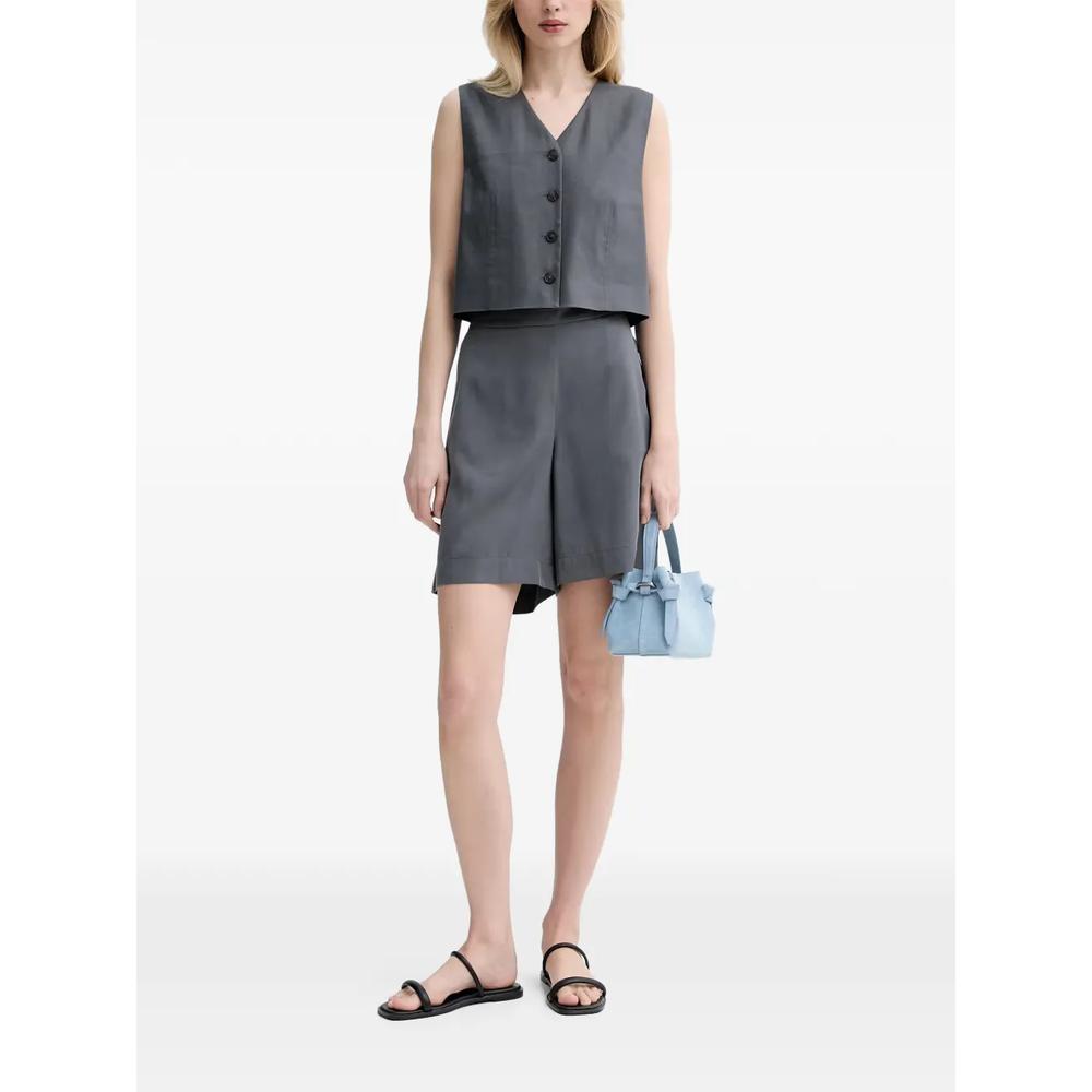 V-neck cropped waistcoat 2