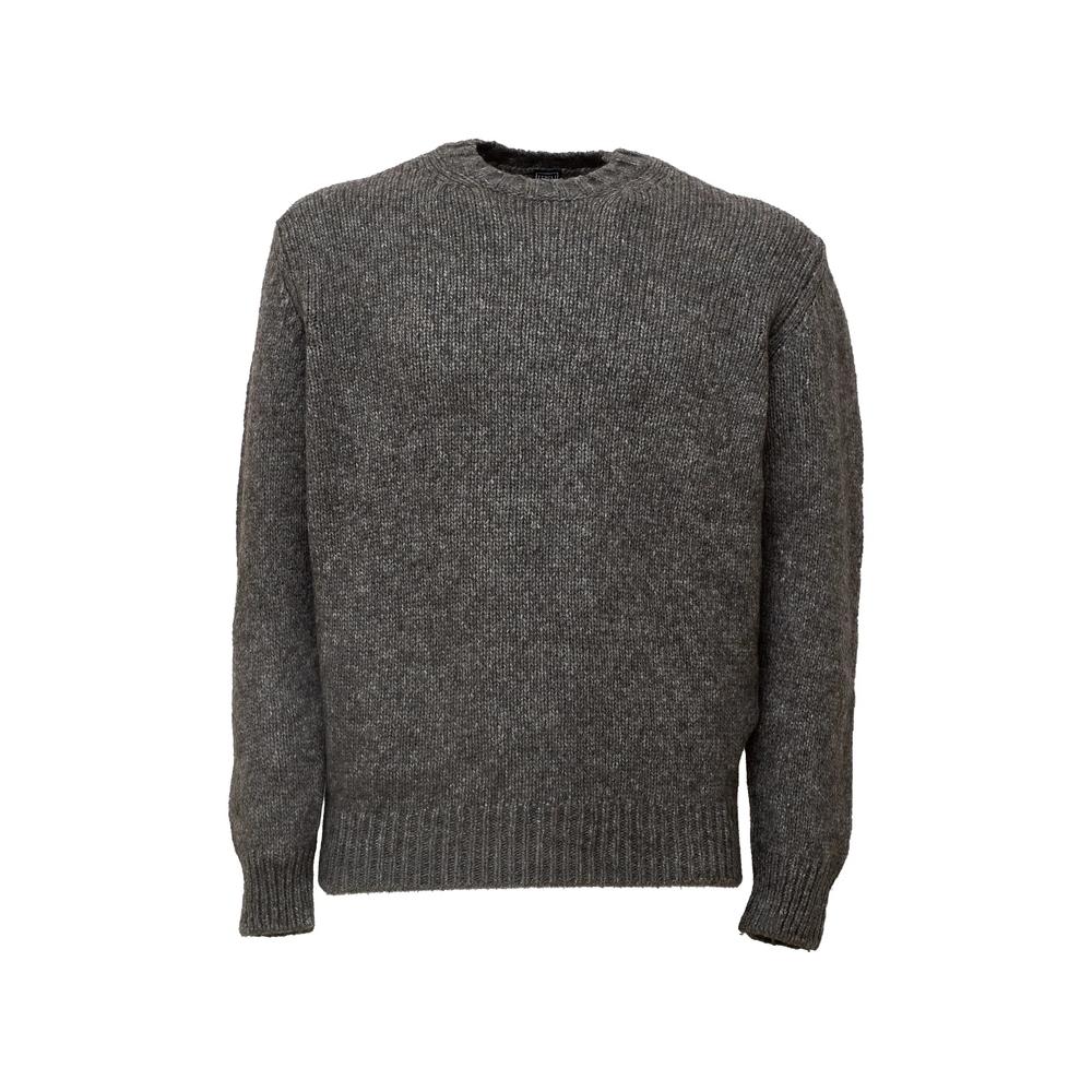chunky-knit crew-neck sweater 1