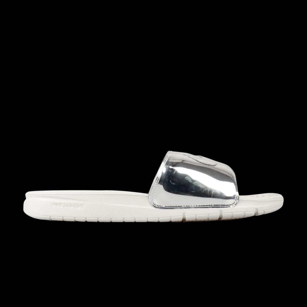 Слайды Nike Benassi Solarsoft 'Liquid Silver' 1