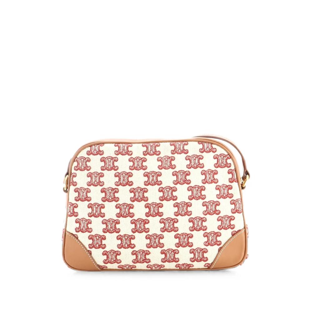 Маленькая сумка через плечо Camera Bag Triomphe Coated Canvas 2