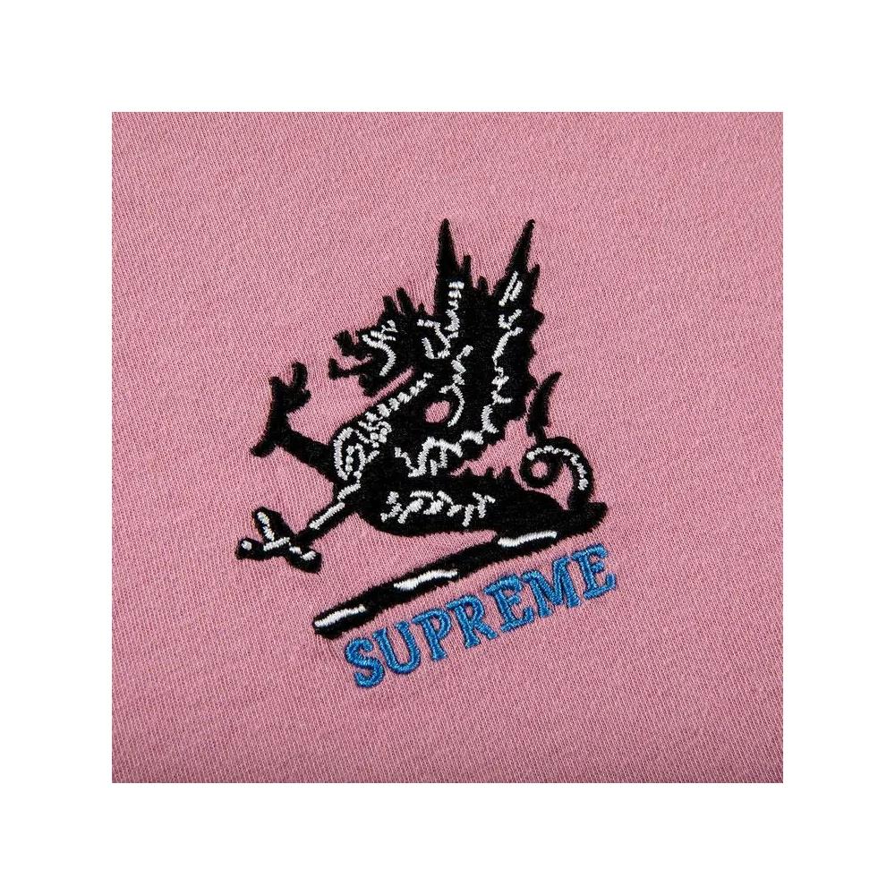 Футболки Supreme Dragon Ringer Tee 'Rose' 2