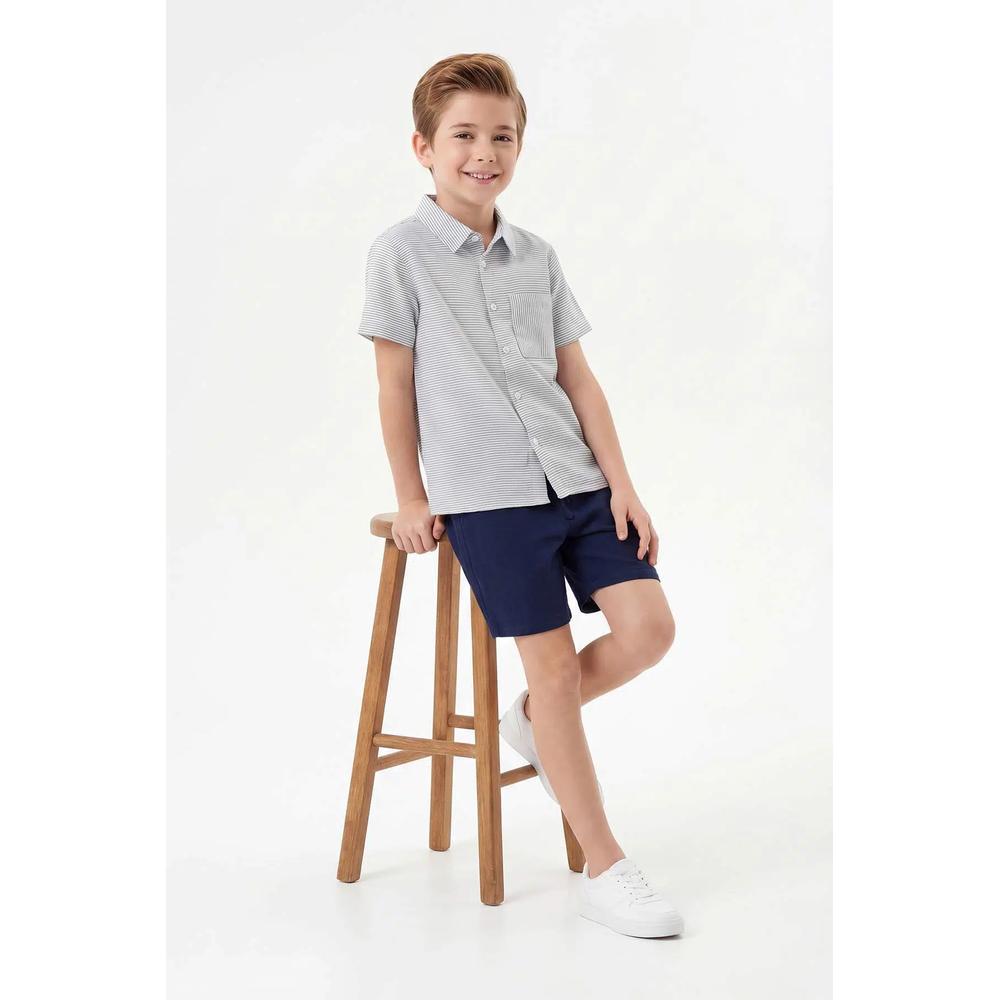 Индиго Plain Holiday Woven комплект для мальчиков: топ и низ Tkdss26Au00048 1