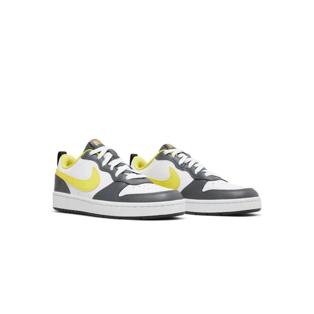 Кроссовки Nike Court Borough Low 2 SE GS «White Yellow Strike» 8