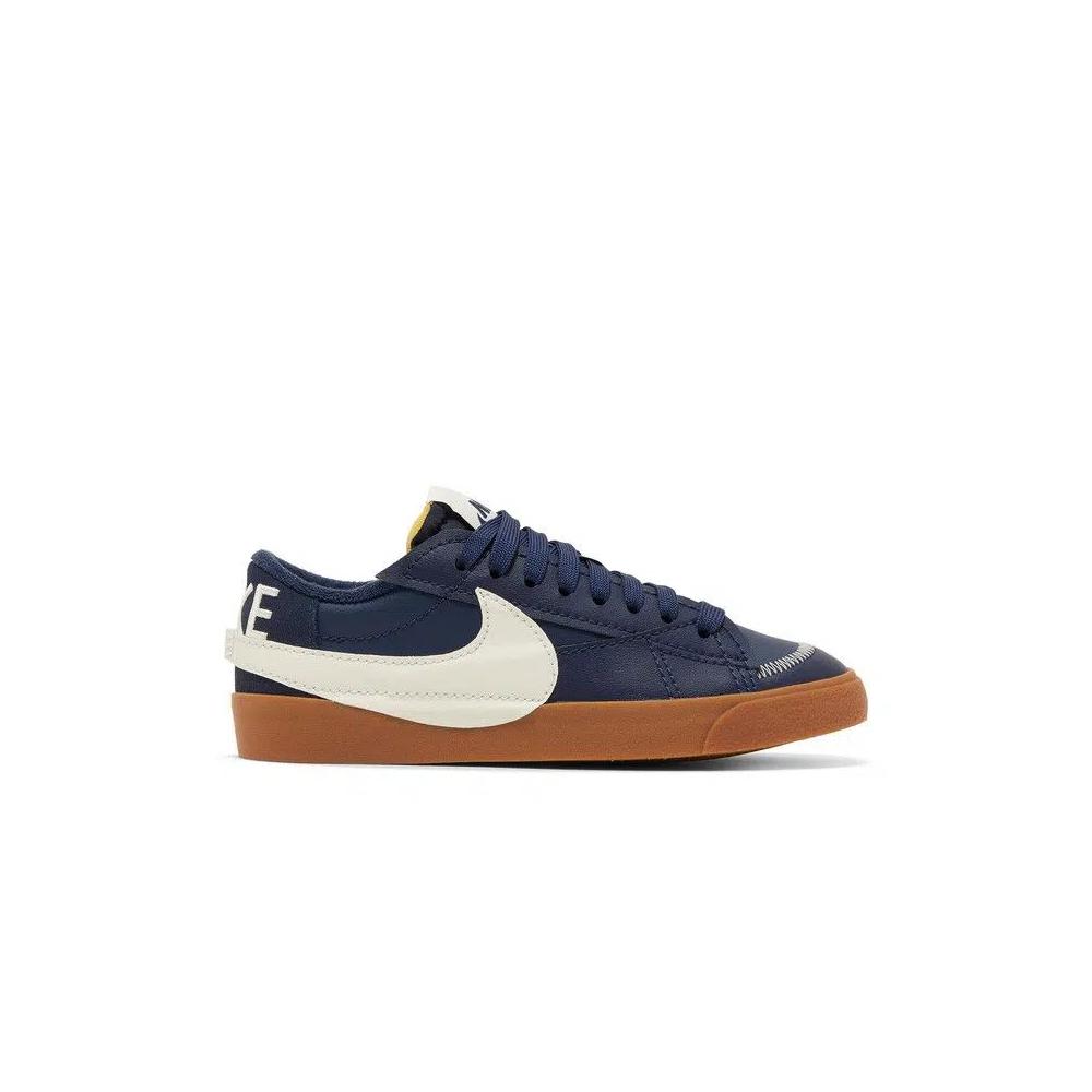 Кроссовки Nike Blazer Low '77 Jumbo «Midnight Navy Gum» 1
