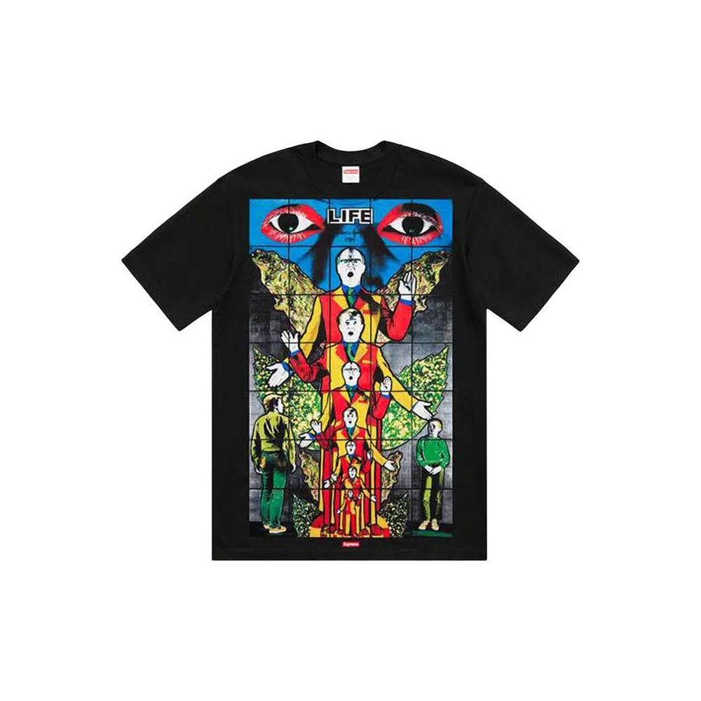 Футболки Supreme Gilbert and George LIFE Tee «Black» 1