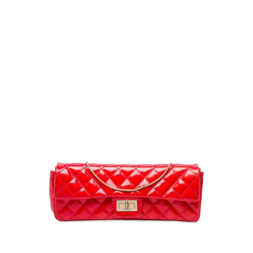 Сумка на плечо Quilted Patent Reissue 2.55 East West Flap Clutch with Chain (2008-2009 годы) 1