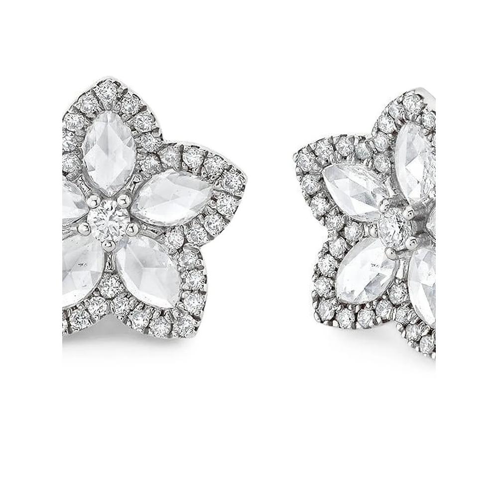 Серьги Eternal Jardin из желтого золота с бриллиантами 1