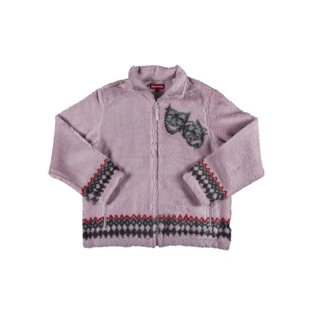 Флисовые куртки Supreme Drama Mask Fleece Jacket 'Pink' 1
