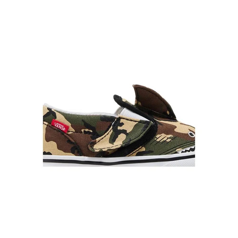 Слипоны Vans Slip-On V Toddler 'Camo Shark' 2