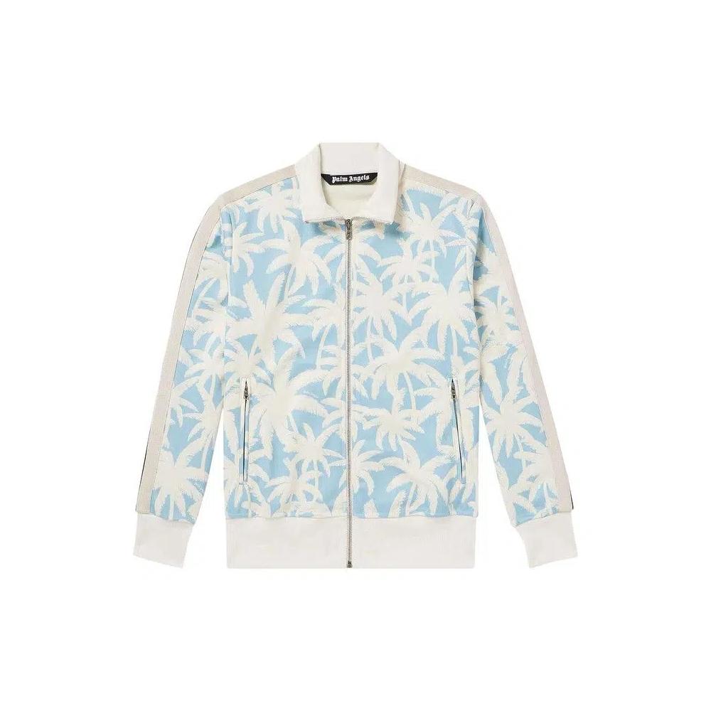 Трековые куртки Palm Angels Palms All Over Track Jacket 'Light Blue/Off White' 1