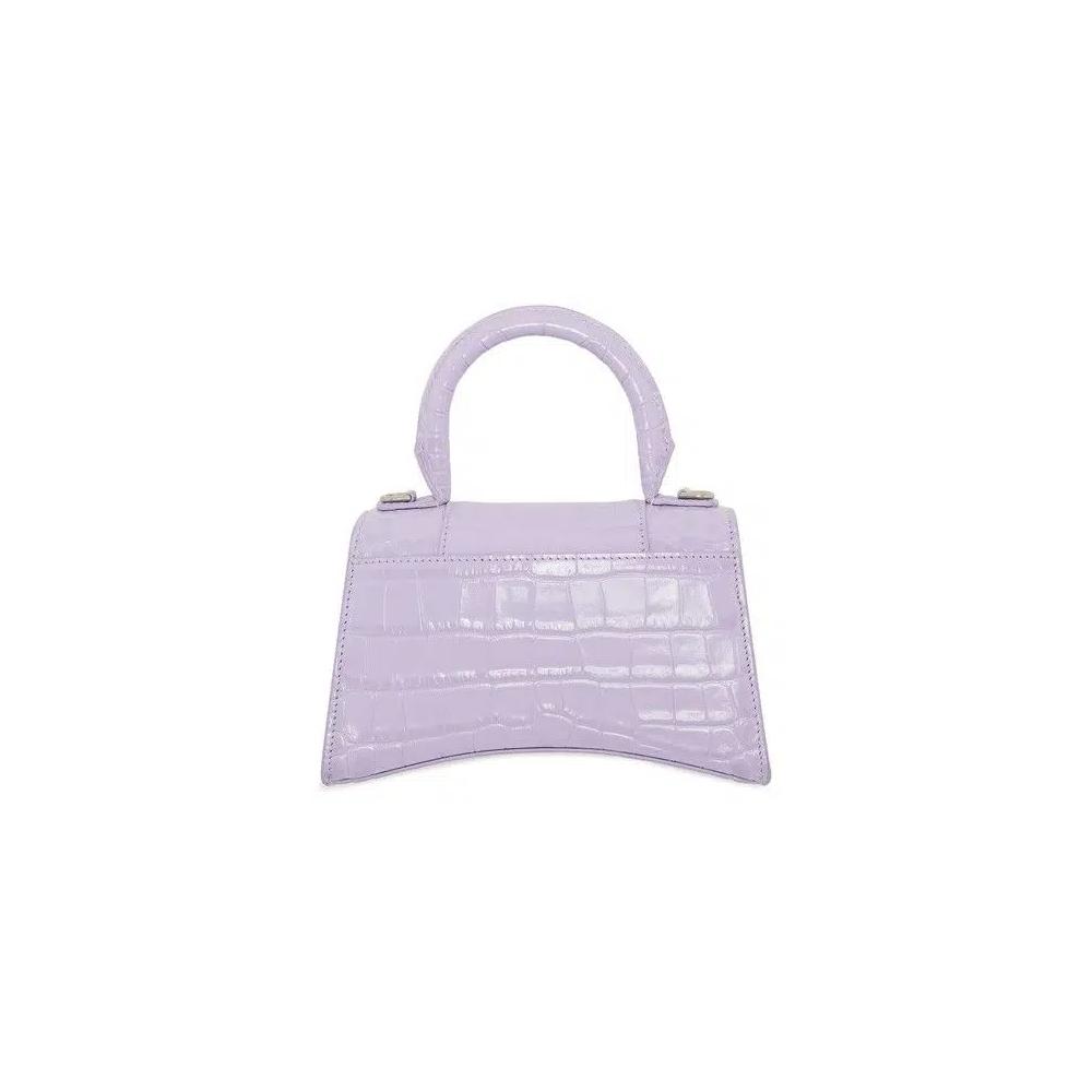 Сумки с ручками Balenciaga XS Hourglass Top Handle Bag 'Lilac' 2