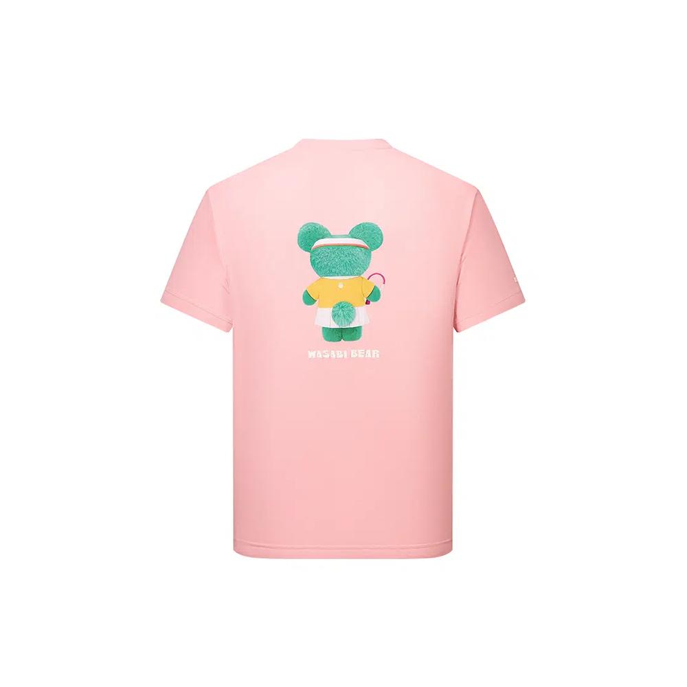 K-SWISS X WASABI BEAR УНИСЕКС СВОБОДНАЯ ФУТБОЛКА С ЛОГОТИПОМ 7