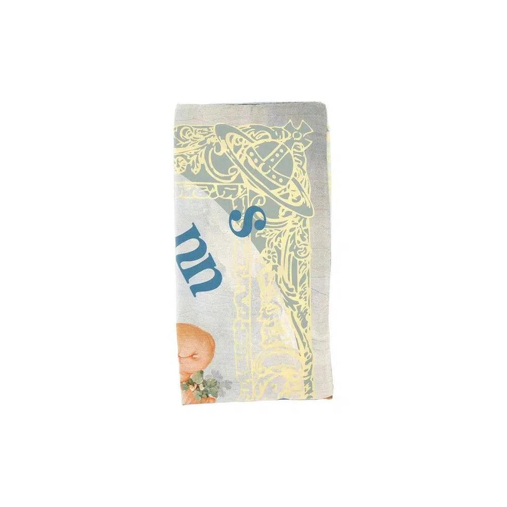 Шарфы Vivienne Westwood 90x90 Square Scarf 'Небесно-голубой' 1