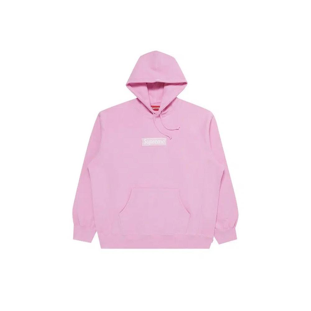 Худи Supreme Box Logo Hooded Sweatshirt 'Pink' 1
