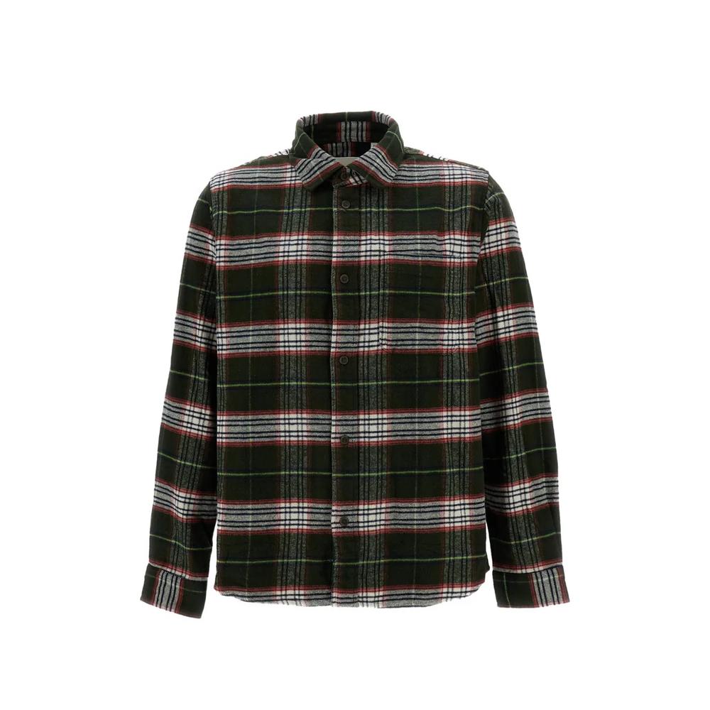 check-pattern cotton shirt 1