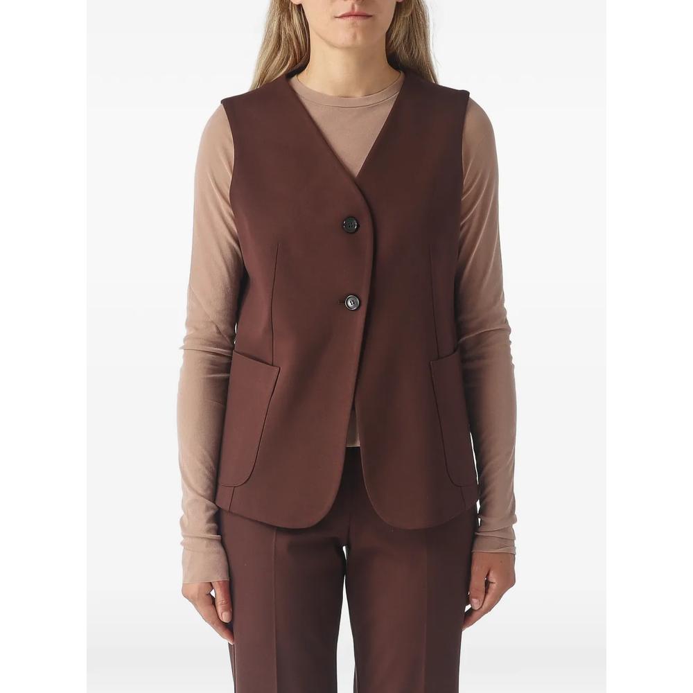 button-up V-neck gilet 1