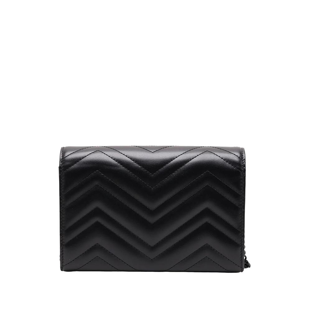 2000-2015 GG Marmont Matelasse Calfskin Monochrome Wallet On Chain crossbody bag 3