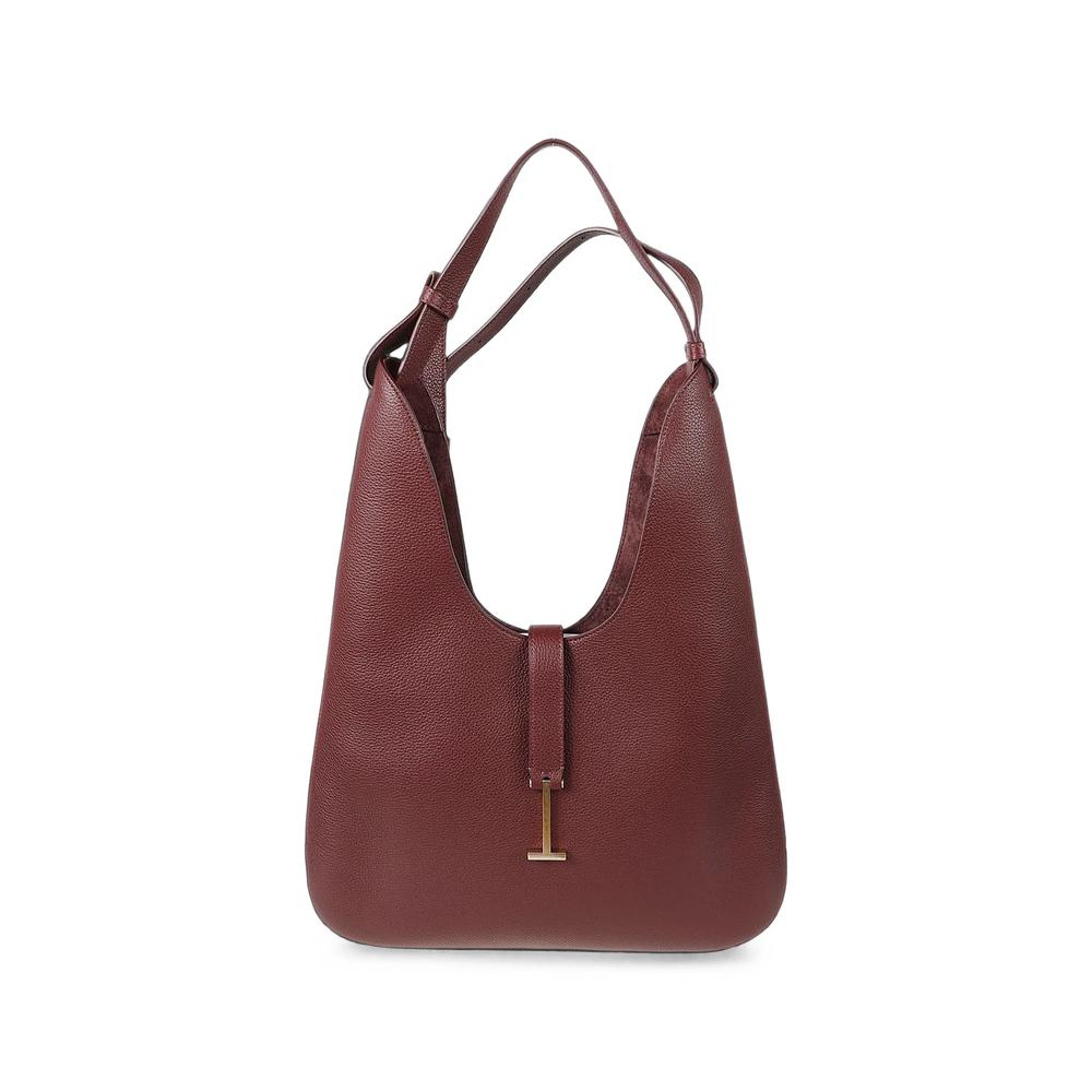 medium Kara T-bar leather shoulder bag 2