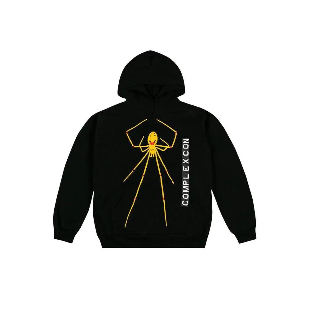 Худи Cactus Plant Flea Market Complexcon Smiiiiley Spider Hoodie 'Black' 1