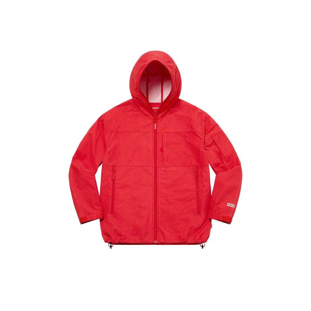 Верхняя одежда Supreme Full Zip Facemask Jacket 'Red' 3