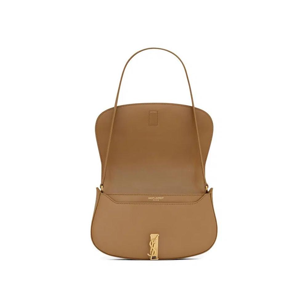 Сумки через плечо Saint Laurent Mini Voltaire In Box 'Dark Cork' 3