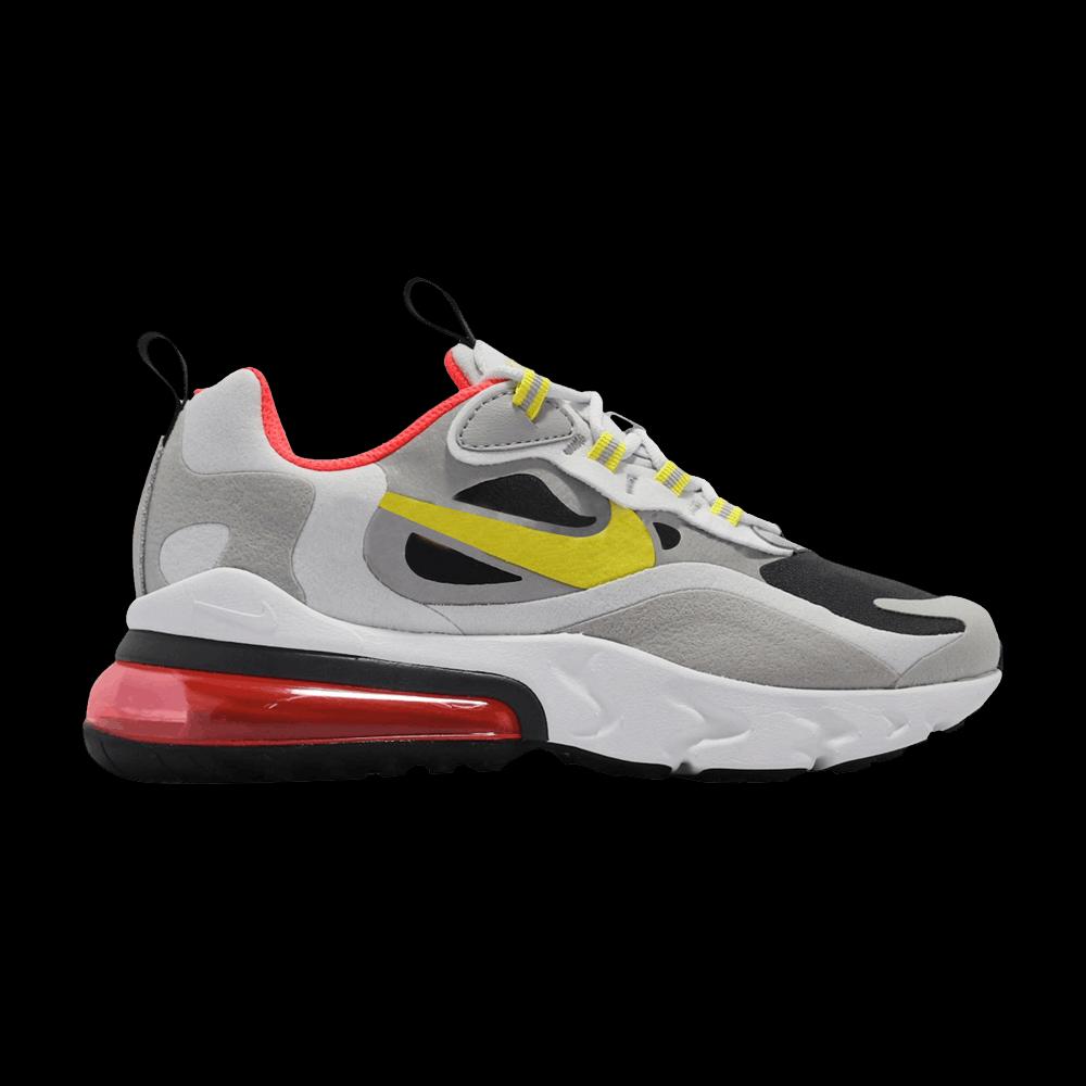 Кроссовки Nike Air Max 270 React GS «Smoke Grey High Voltage» 1