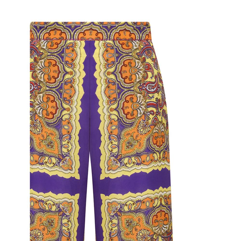 Брюки Sunset Paisley с вышивкой 2