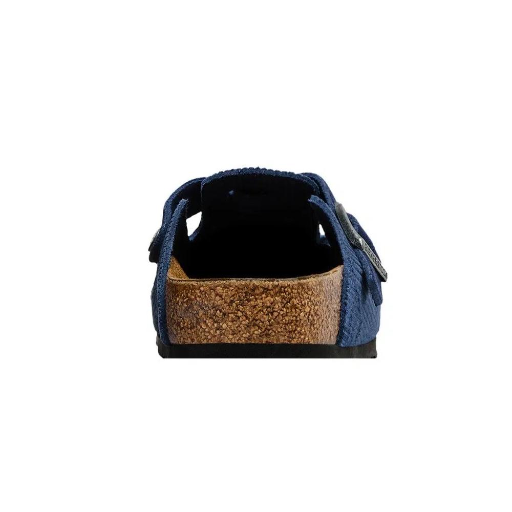 Сабо Birkenstock Boston Suede Embossed Corduroy Narrow 'Indigo' 7