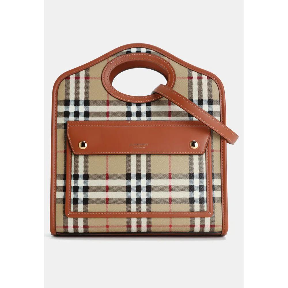 Мини-сумка с ручкой Check Mini Pocket 1