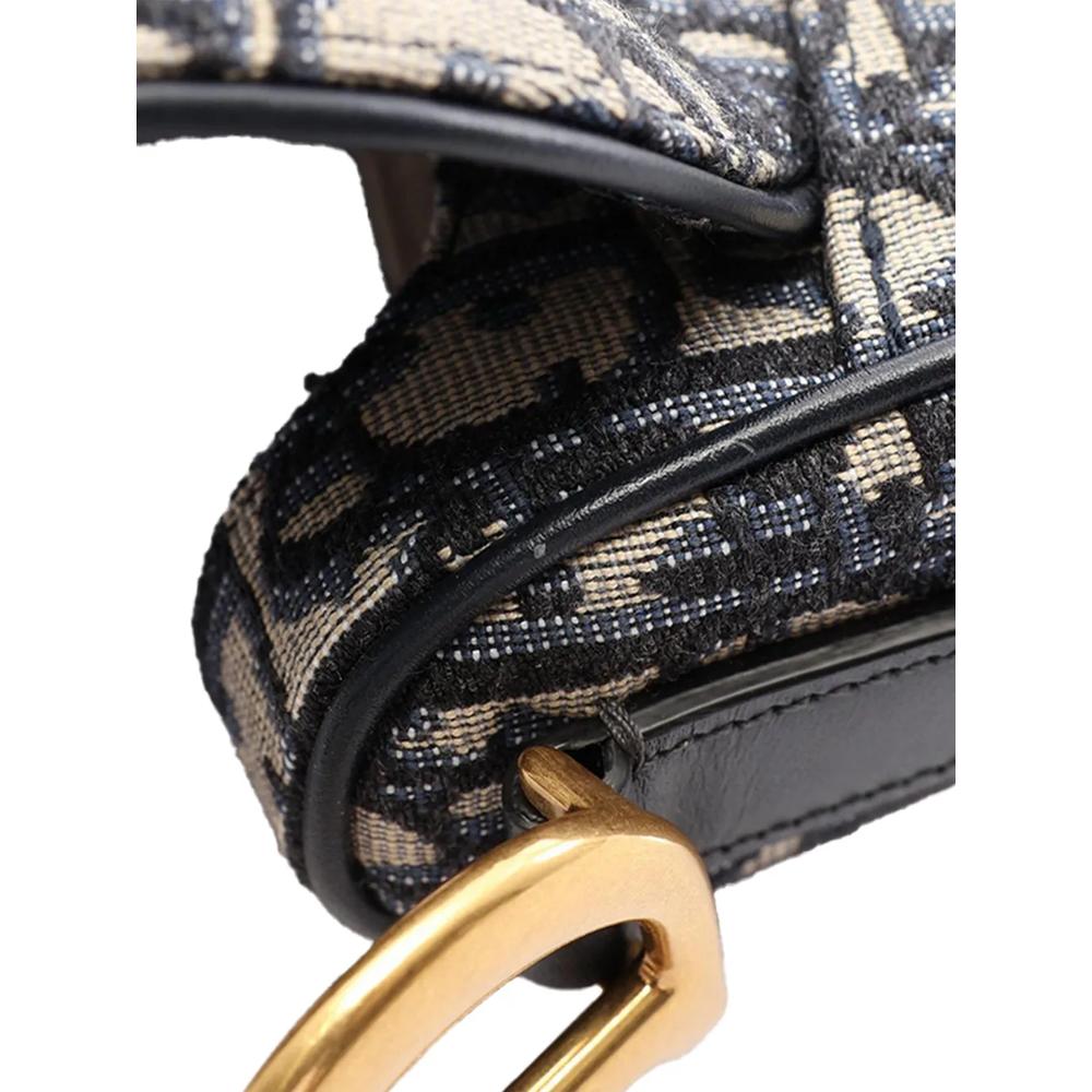2000-2026 Oblique Canvas Saddle Bag shoulder bag 7