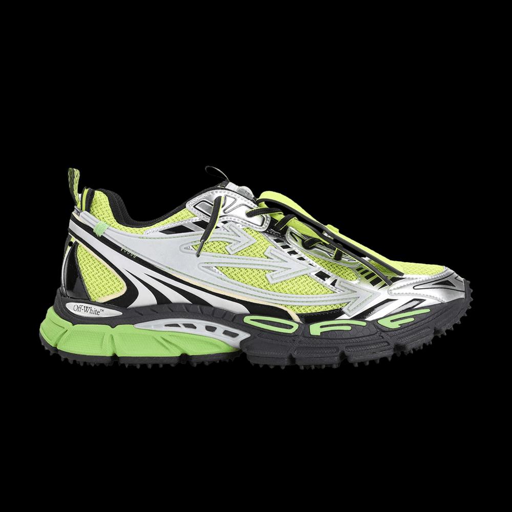 Кроссовки Off-White Be Right Back 'Silver Green Fluo' 1