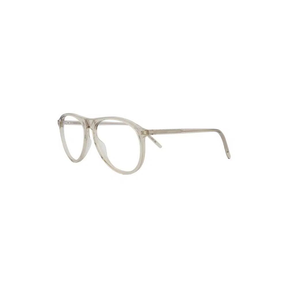 Очки Saint Laurent Aviator-Frame Recycled Acetate Optical Frames 'Beige/Transparent' 3