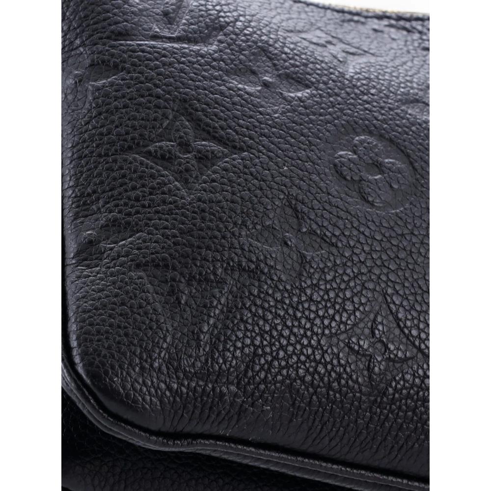 Double Zip Pochette Monogram Empreinte Leather clutch bag 7