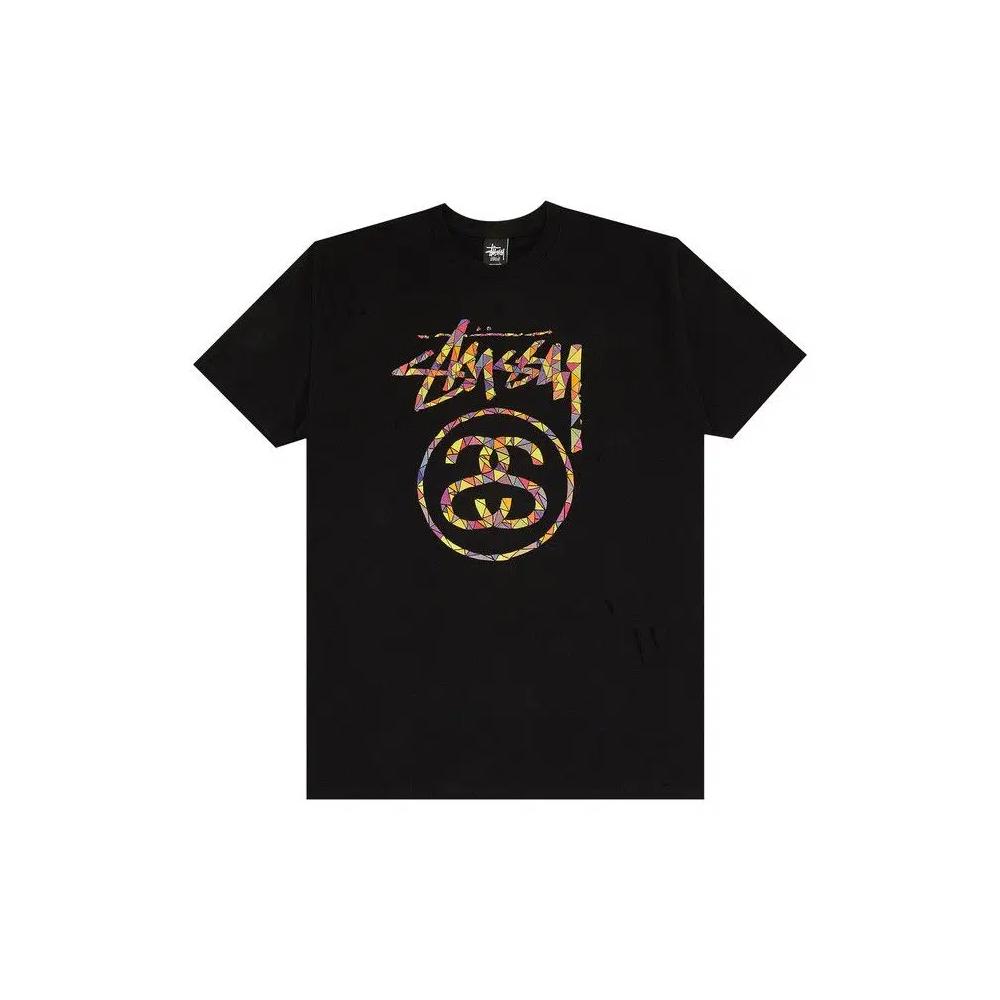 Футболки Stussy Glass Link Tee 'Black' 1