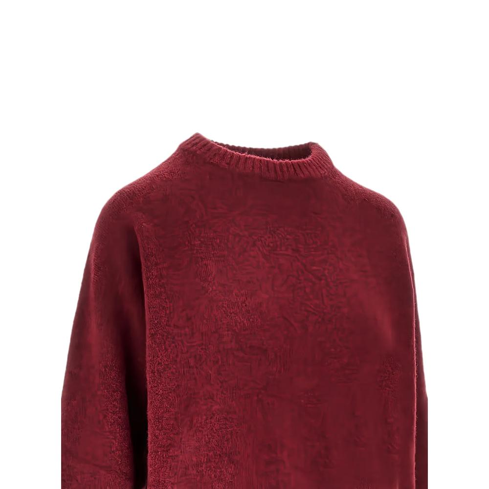 alpaca and wool-blend sweater - bordeaux 2