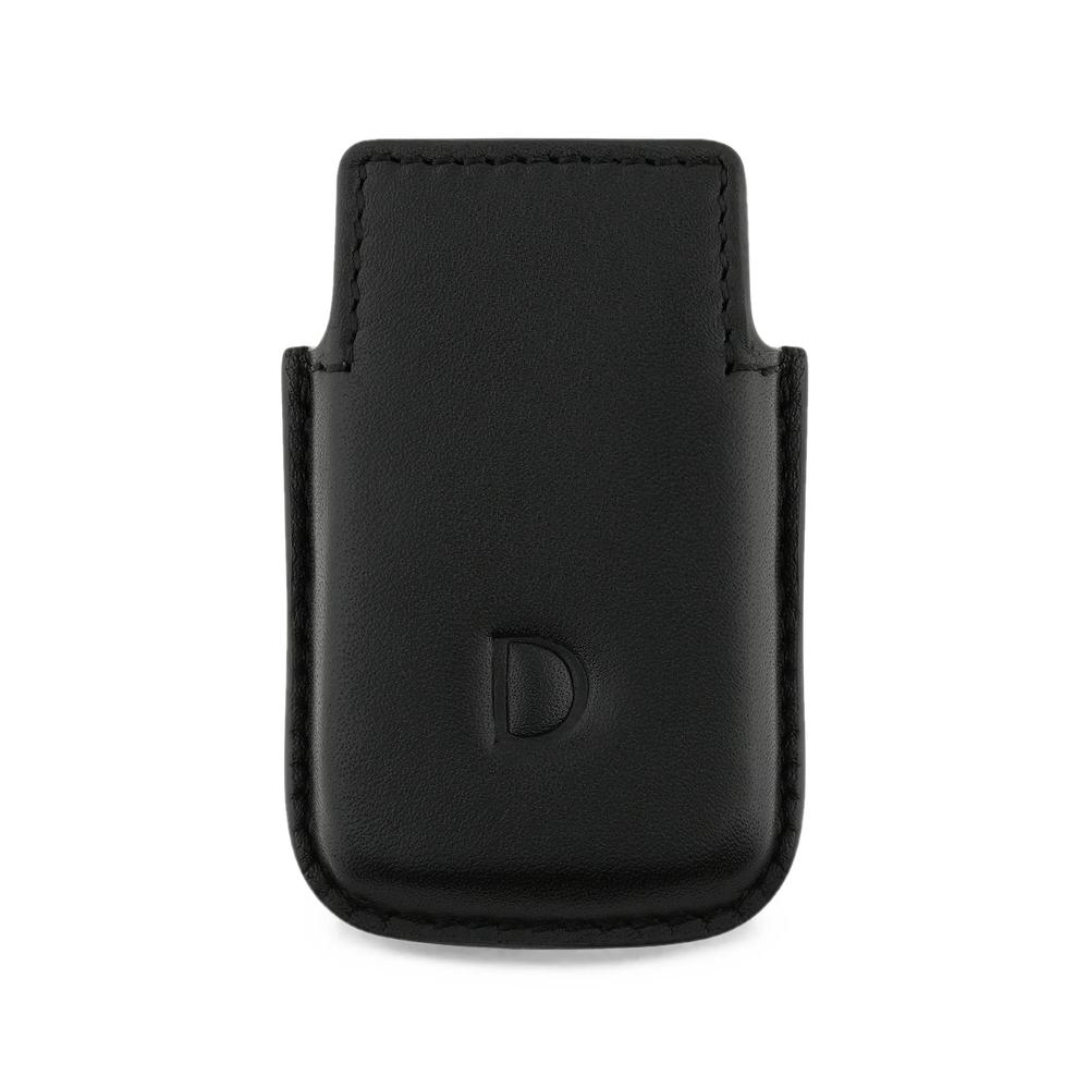 logo-embossed leather lighter case 1