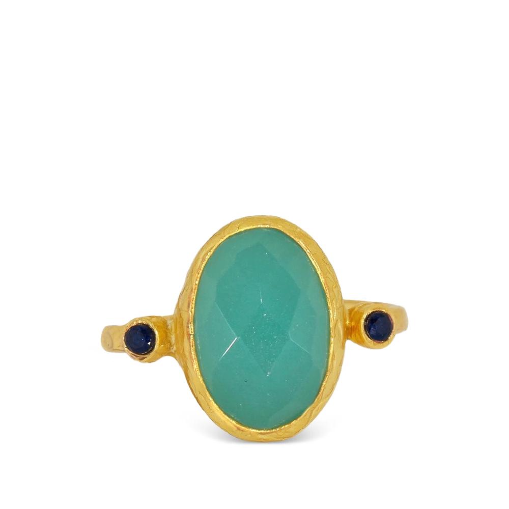 Lucia Aqua Chalcedony rings 1