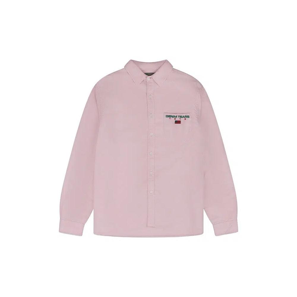 Рубашки на пуговицах Denim Tears Light Oxford Shirt 'Pink' 1