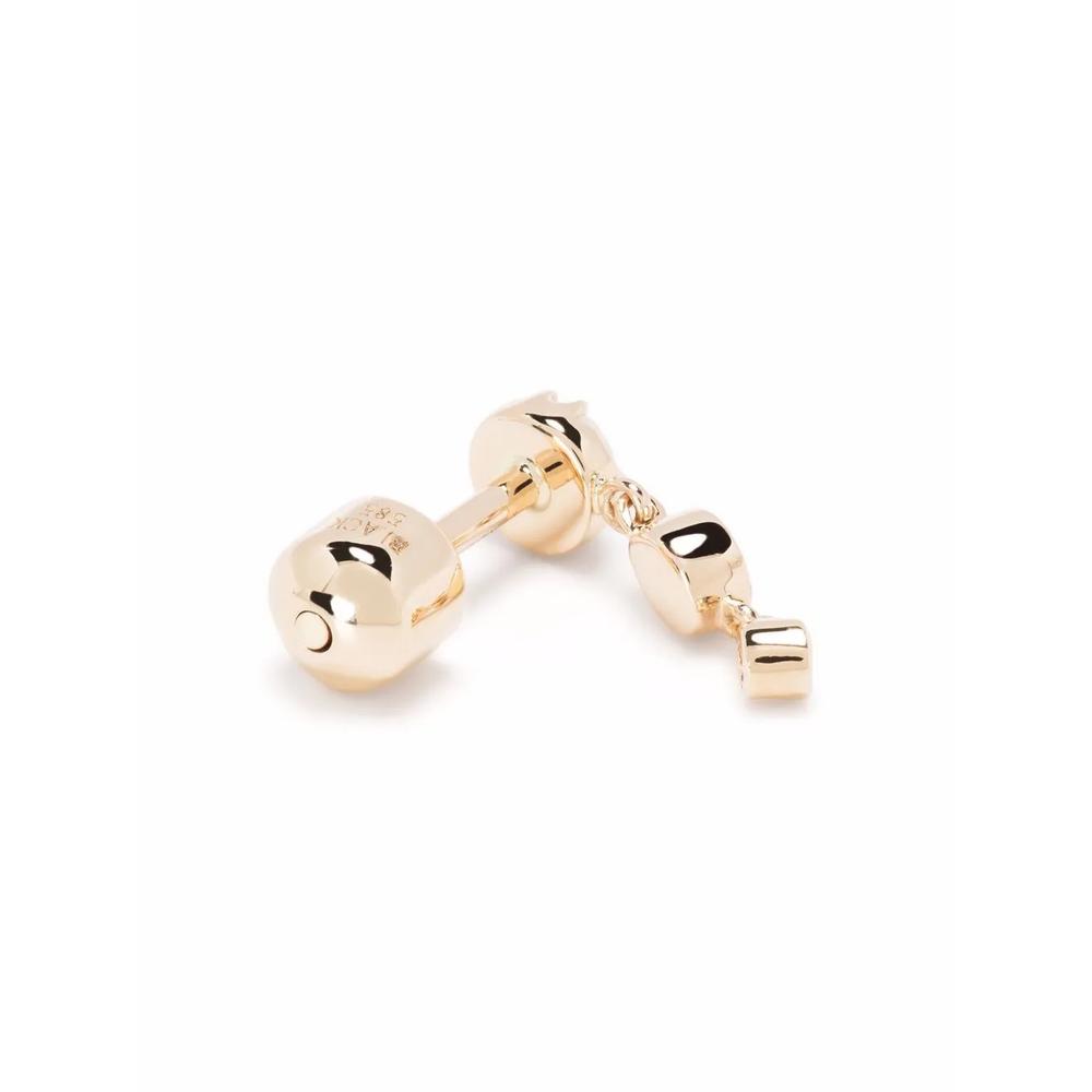 Серьга-гвоздик Lustre из желтого золота с бриллиантом 4