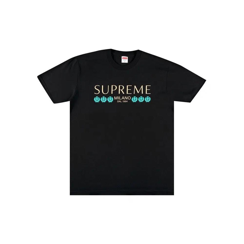 Футболки Supreme Milano Tee 'Black' 1