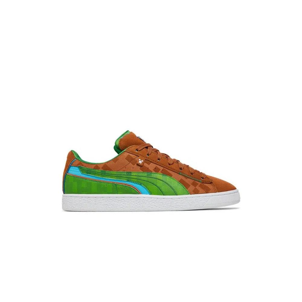 Кроссовки Minecraft x Puma Suede 'Grass Block' 1