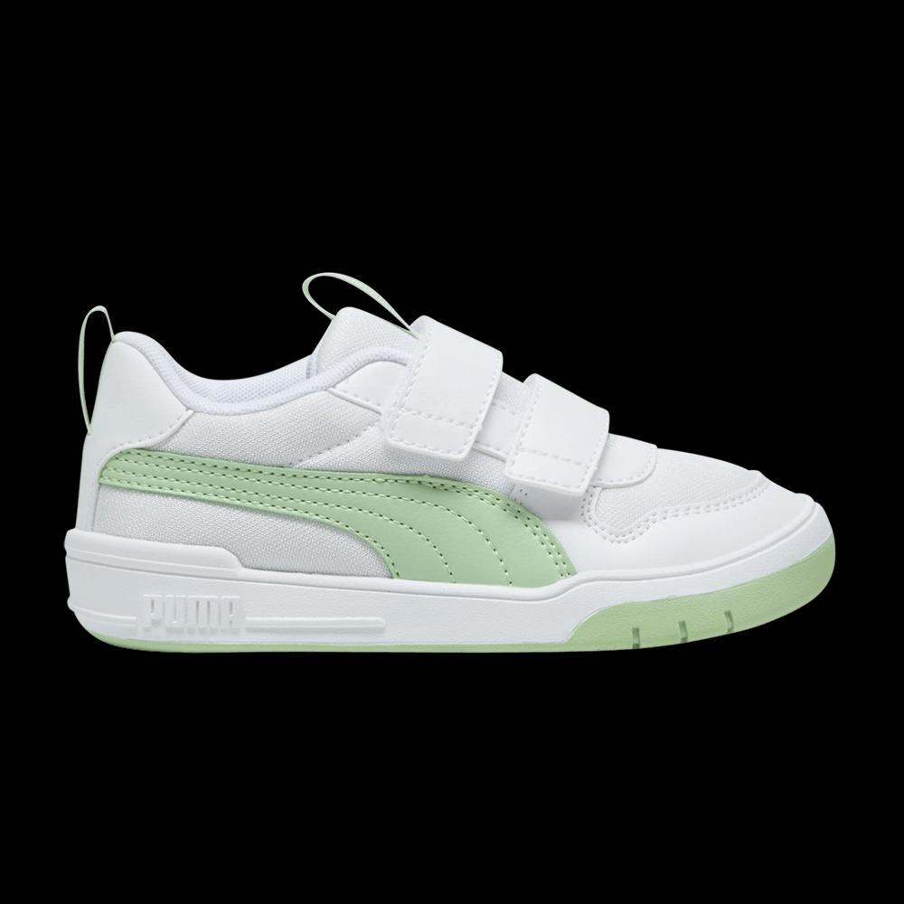 Кроссовки Puma Multiflex Mesh V Little Kid 'White Pure Green' 1