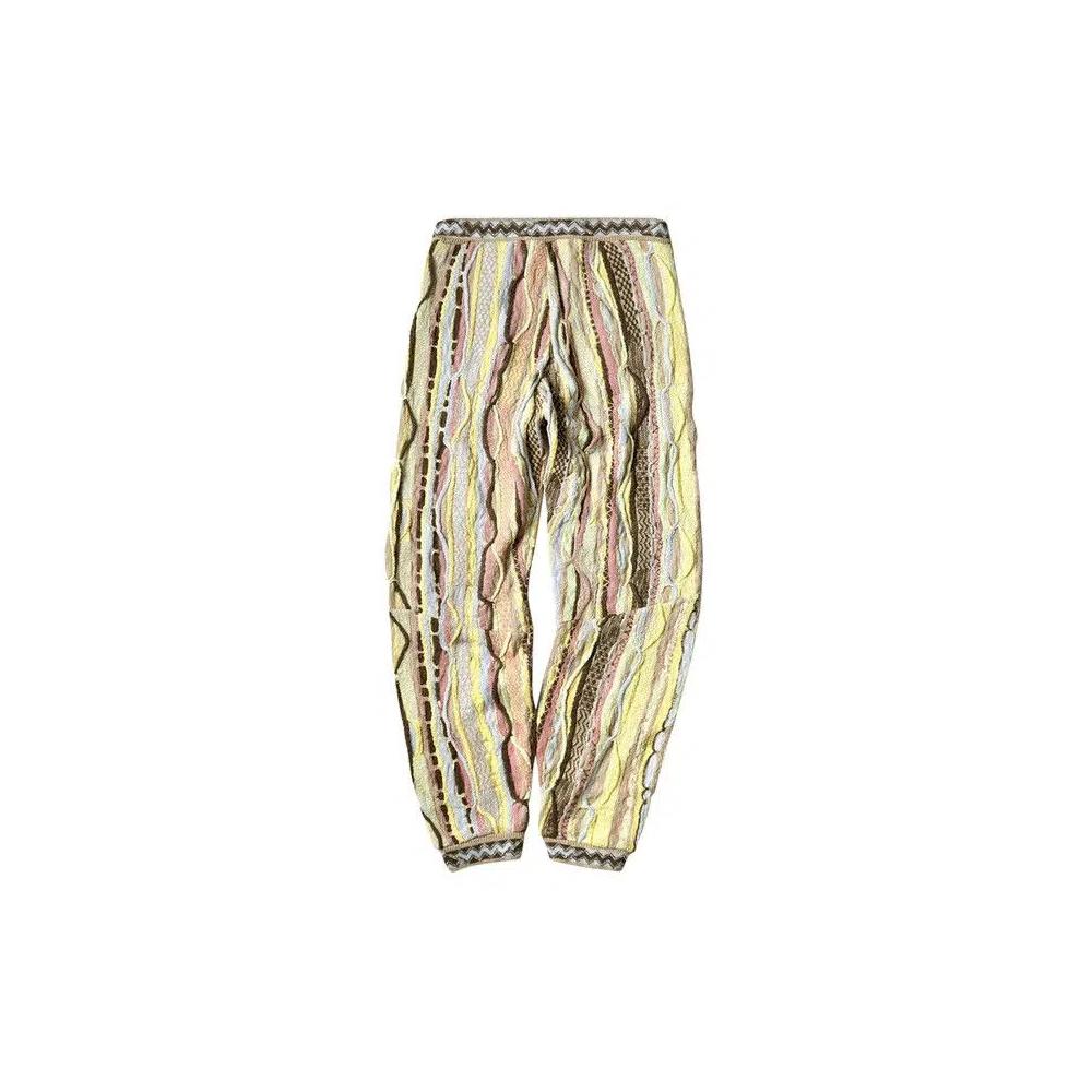 Kapital Knit Gaudy Sweatpants 'Желтый' 2