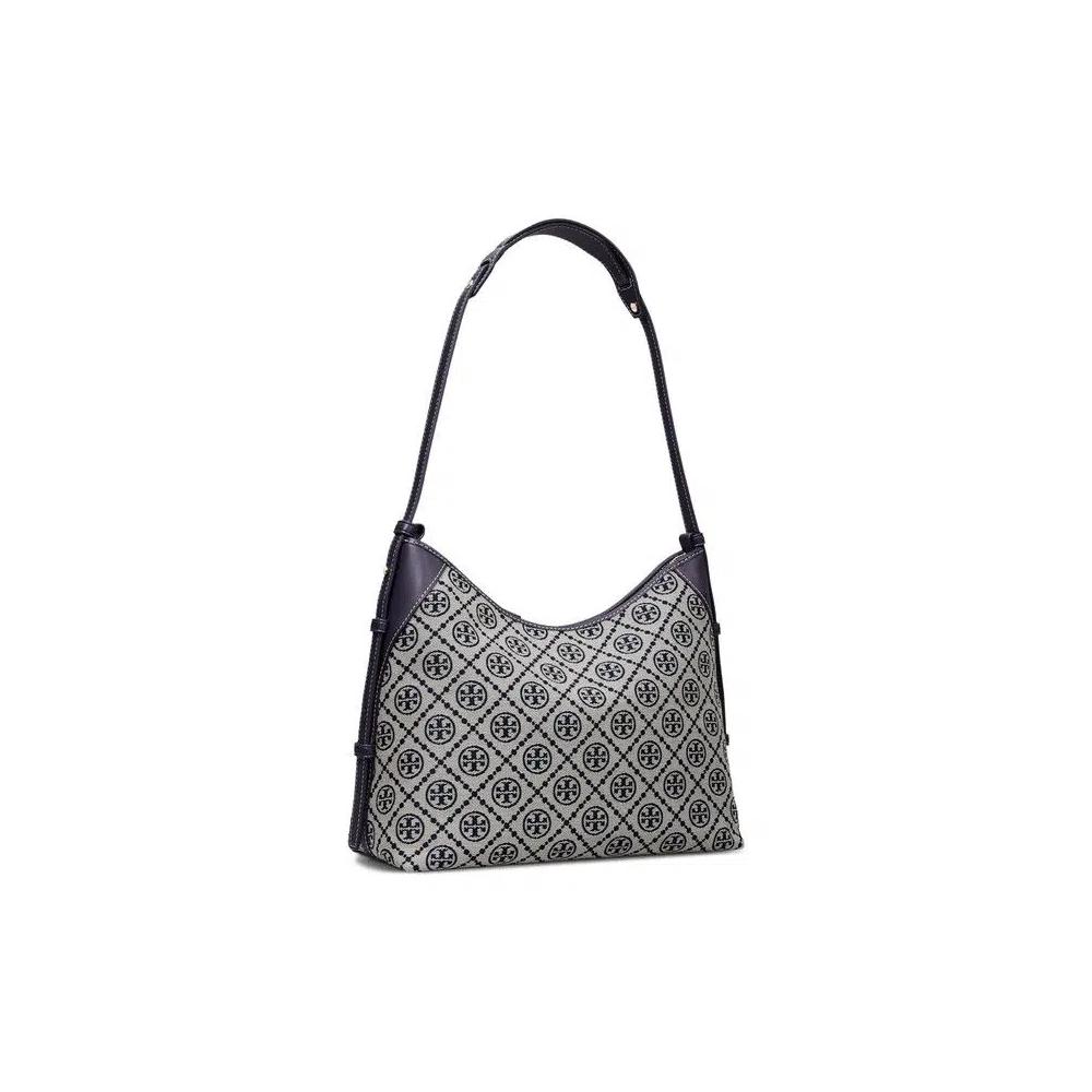 Сумка через плечо Tory Burch T Monogram Messenger Bag 'Темно-синий' 2