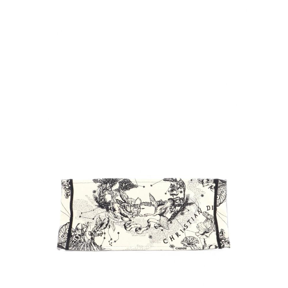 Book Embroidered Canvas Large tote bag 2
