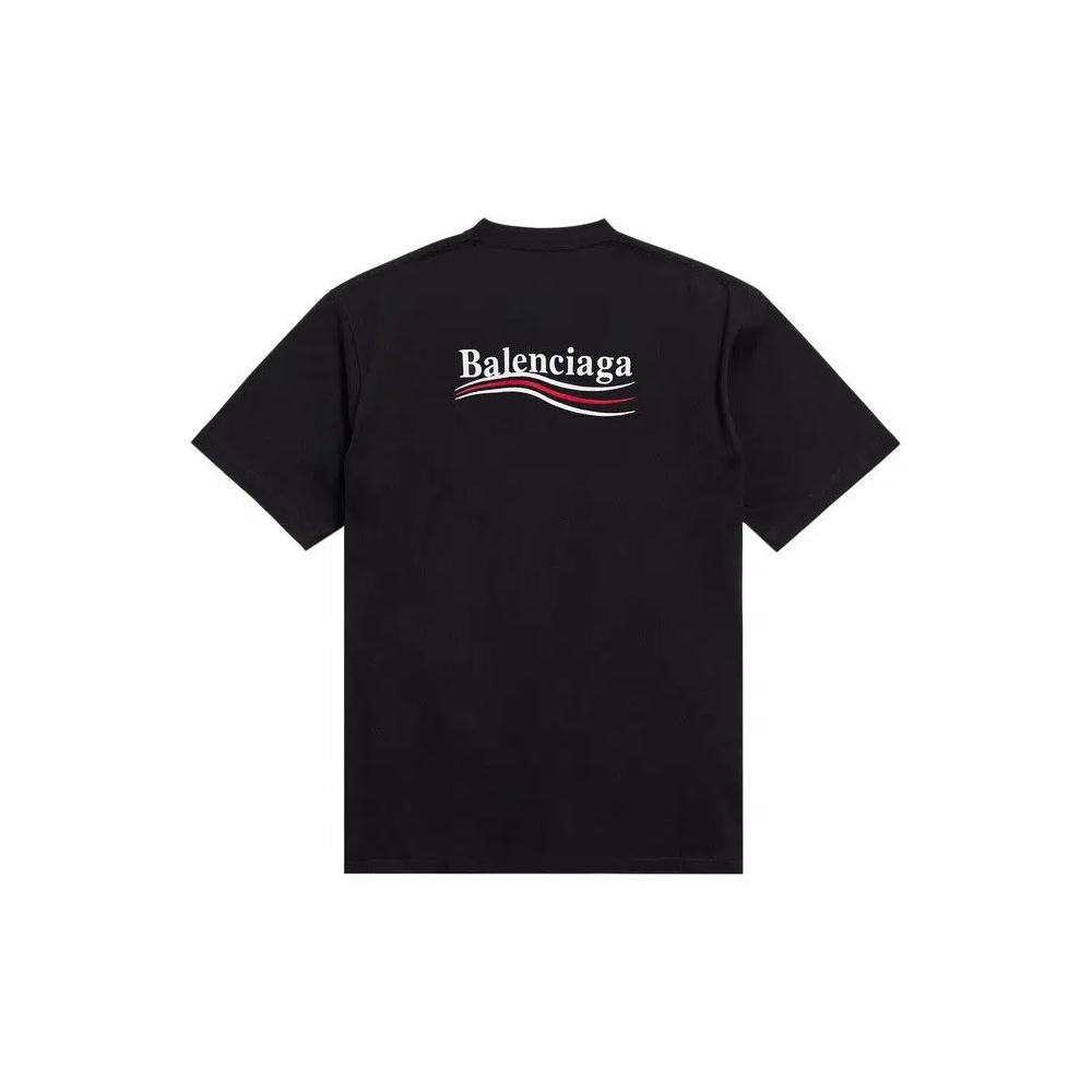 Топы Balenciaga Political Campaign T-Shirt 'Черный' 2