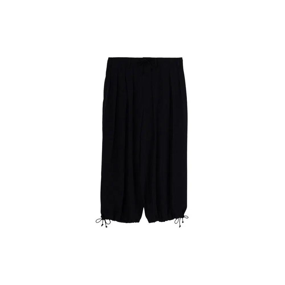 Yohji Yamamoto Pour Homme Брюки-баллоны 'Черный' 1