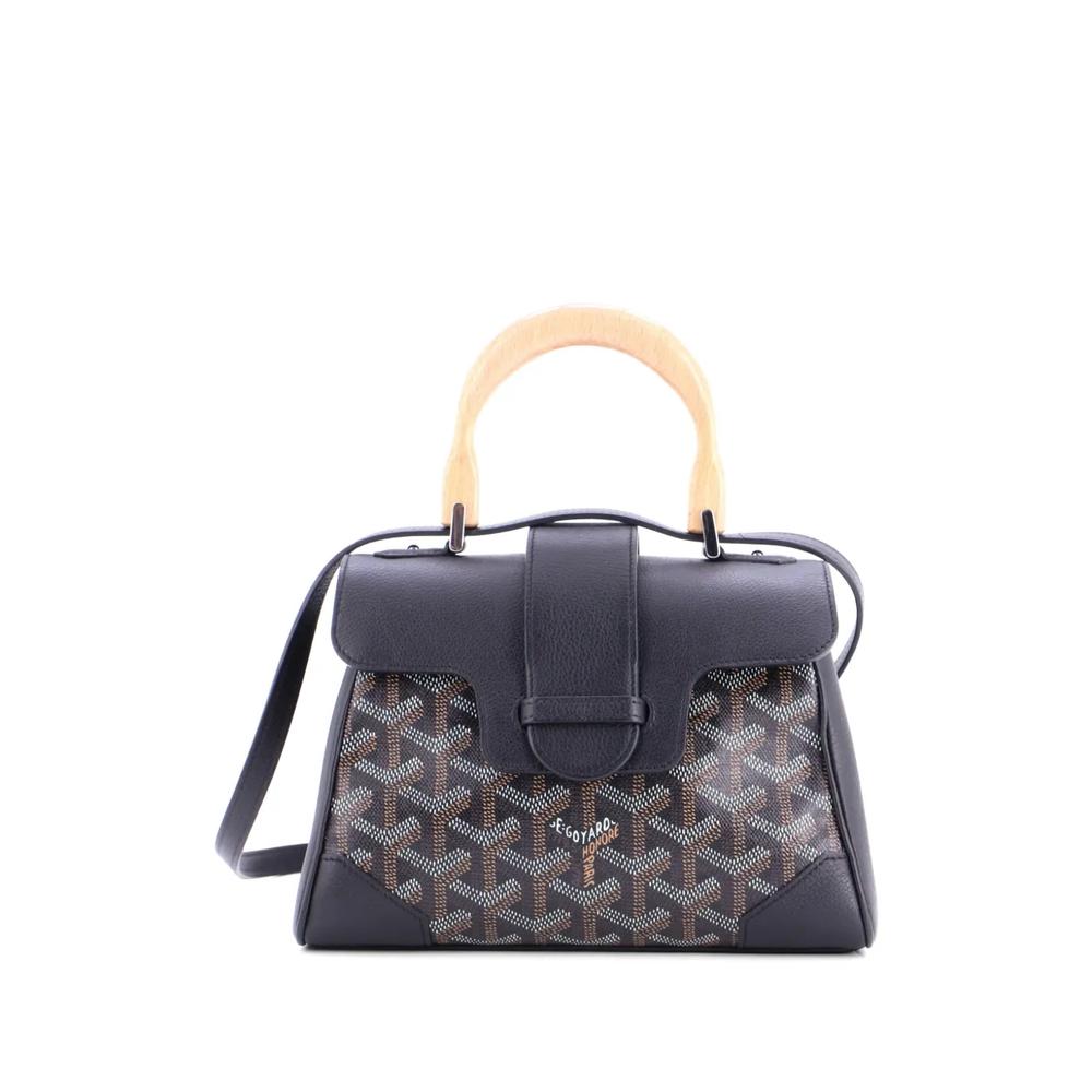 Сумка на плечо Saigon Top Handle Bag Coated Canvas with Leather Mini 2